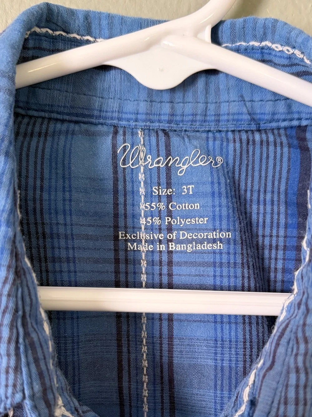Boys 3T Wrangler Shirt